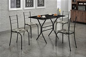 Conjunto de mesa com 4 cadeiras - MARICÁ