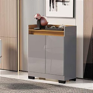 BUFFET REAL 02 PTS CINZA / MEL