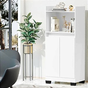 BALCÃO JET 2PTS PARA MICROONDAS BRANCO/PRETO FLEX