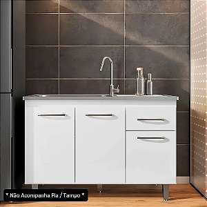 BALCÃO P/ PIA FRANÇA 1,20 BRANCO