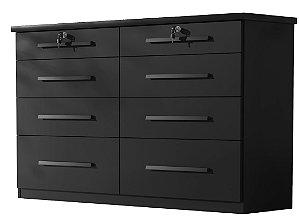Cômoda MONIQUE 8 Gavetas ONIX