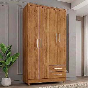 Guarda Roupa MADRI Rud Rack 04 portas CEDRO