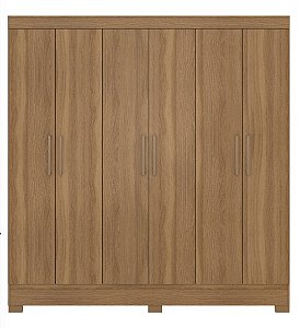 Guarda Roupa 6 portas PRÁTICO AMENDOA