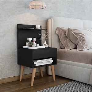 Mesa de Cabeceira KOSOVO PRETO