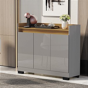 BUFFET REAL 03 PTS CINZA/MEL
