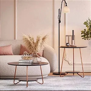 Conjunto mesa de centro LIZ PRETO