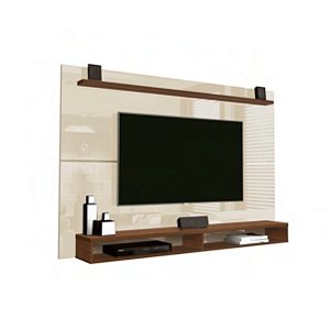 Painel para TV 65° MAXI OFF WHITE/NOGUEIRA