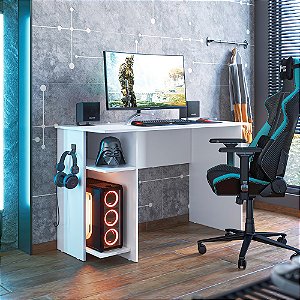 Mesa de computador GAMER BRANCO