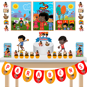 Kit festa Kit só um Bolinho 3 Palavrinhas Mesversario