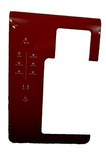 Placa de interface frontal Roxo B Blend W10773191/W10887182