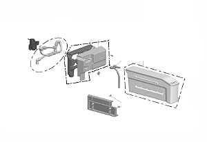 Ice Maker Geladeira Refrigerador BRN80A, BRO80A, BRV80A, Fabricador de Gelo 220 Volts Brastemp W11509193 Original Kit