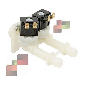 Valvula 220 Volts Dupla Entrada 2 Vias Para Maquina Lavadora de Roupas Brastemp W11245250 Original