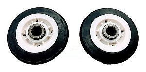 2x Roldana Tambor Secadora Brastemp Ative 326015418 Original