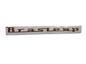 Emblema retro Brastemp cobre original