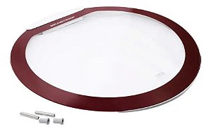 Tampa Móvel Vidro Lavadora Brastemp Bwg11 Original W10512610