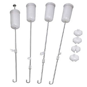 Kit vareta suspensão lavadora de roupas Brastemp e Consul W10807957