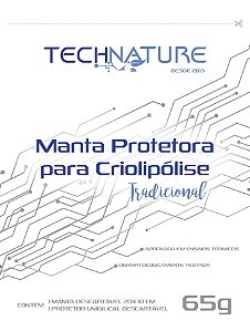 50 Unid. Manta Technature Criolipólise 20x30 Tradicional M