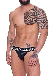 JOCK CIRRE PRETO ELÁSTICO DETALHADO