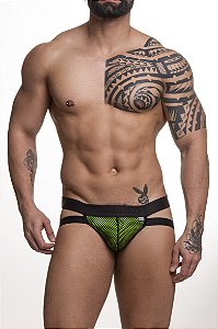 JOCK ARRASTAO PRETO COM FORRO VERDE