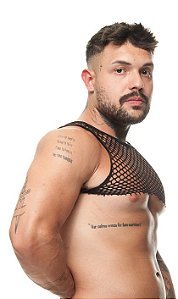 CROPPED ARRASTÃO PRETO