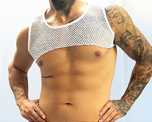 CROPPED ARRASTÃO BRANCO
