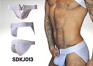 CUECA SEX EM MALHA COM DETALHE EM METAL