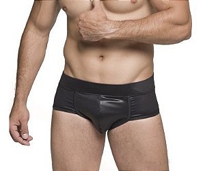 Cueca Sungão Cirre com elástico em Couro