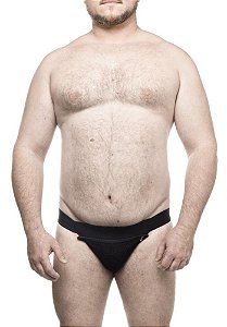 Cueca Jockstrap Anel de Silicone Plus Size