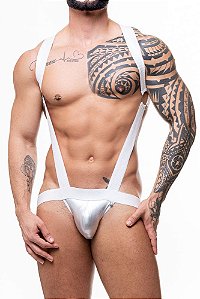 BODY HARNESS EM CIRRE PRATA