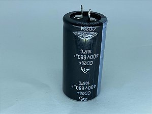 Capacitor eletrolítico 680uF x 400V - 60mm*30mm