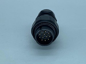 Conector 12 pinos macho tocha