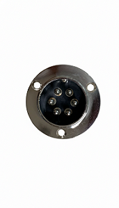 Conector circular macho 6 vias cabo de comando HARDMIG