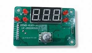 LM-PCB-K101-A0 - Placa display / controle FLAMA201 - V.4