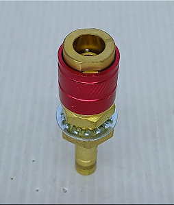 Engate Rápido Fêmea p/ água RT100 (Vermelho)