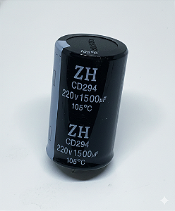 Capacitor eletrolítico 1500uFx220V - 50mm * 30mm