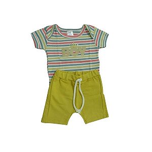 Conjunto "Boy" Body e Shorts