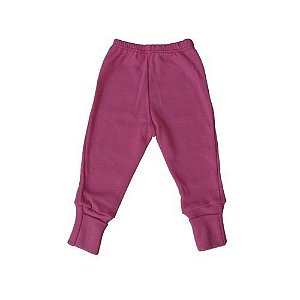 Calça Lisa Rosa Escura (Prematuro)