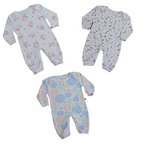 Kit Macacão Estampado Feminino