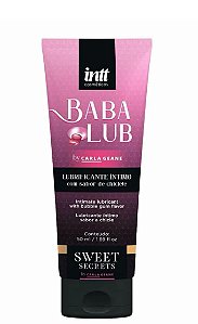 Babalub Lubrificante Beijável à Base d'Água 50ml Linha Sweet Secrets Intt