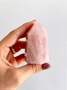Ponta de Quartzo Rosa - Desbloqueio, Autoestima, Amor e Relacionamentos
