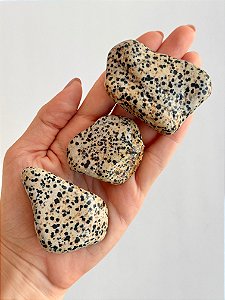 Jaspe Dálmata - Pedra da Criança Interior, Alegria, Missão de Vida e Leveza