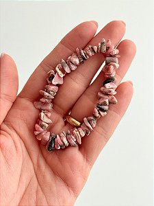 Pulseira de Rodocrosita - Libido, Segurança em Si, Beleza; Altruísmo; Melhora os Relacionamentos