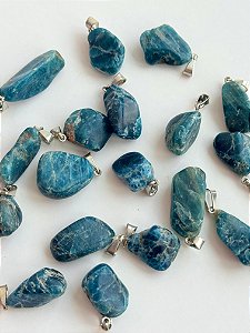 Pingente de Apatita Rolada - Melhora Timidez, Irritabilidade e Exaustão Emocional; Auxilia com Hiperatividade e Autismo