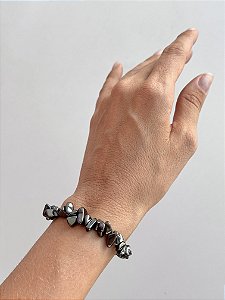 Pulseira de Hematita - Proteção, Disciplina, Afasta Vícios e Melhora Hábitos