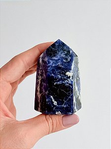 Ponta de Sodalita - Direcionamento, Clareza Mental, Intelecto