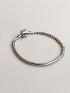 Pulseira para Berloques Aura - Aço Inox - Decore como Desejar