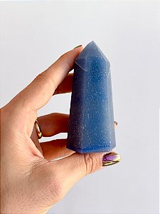 Ponta de Quartzo Azul - Paciência, Comunicação, Medos, Sabedoria e Compreensão