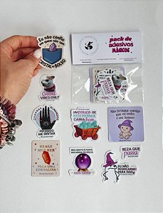 Pack de Adesivos para Rir Sagrada Magia
