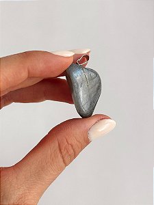Pingente de Labradorita Qualidade Especial - Pedra da Magia; Quem é você; Conexão Espiritual