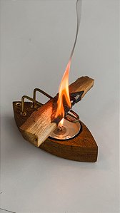 Incensário de Palo Santo Canoa